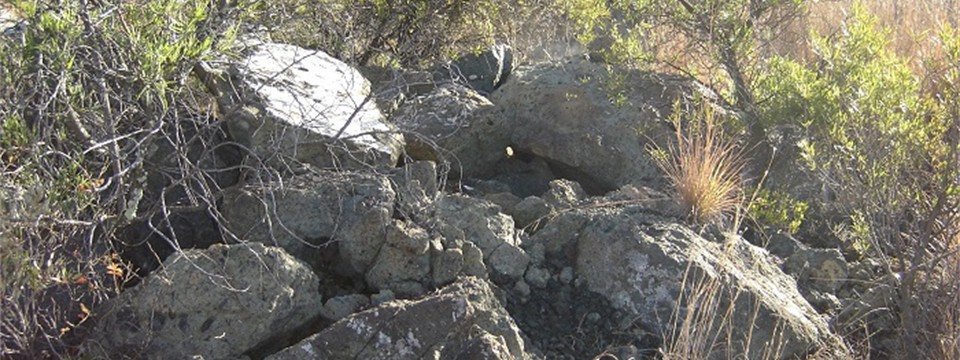 Outcrop of Monastery Kimberlite towards the eastern portion of the pipe - MK4 type