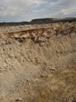 Prospecting trench soil profile.