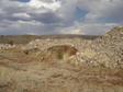 Stockpiles at the Middelwater prospect.