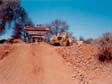 Crusher on prospecting site at Taung, 1997.